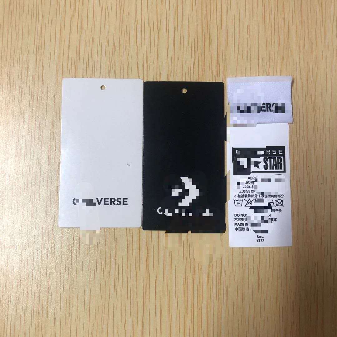 服装匡威吊牌现货定做 品牌衣服吊牌 现货吊卡潮牌吊牌批发