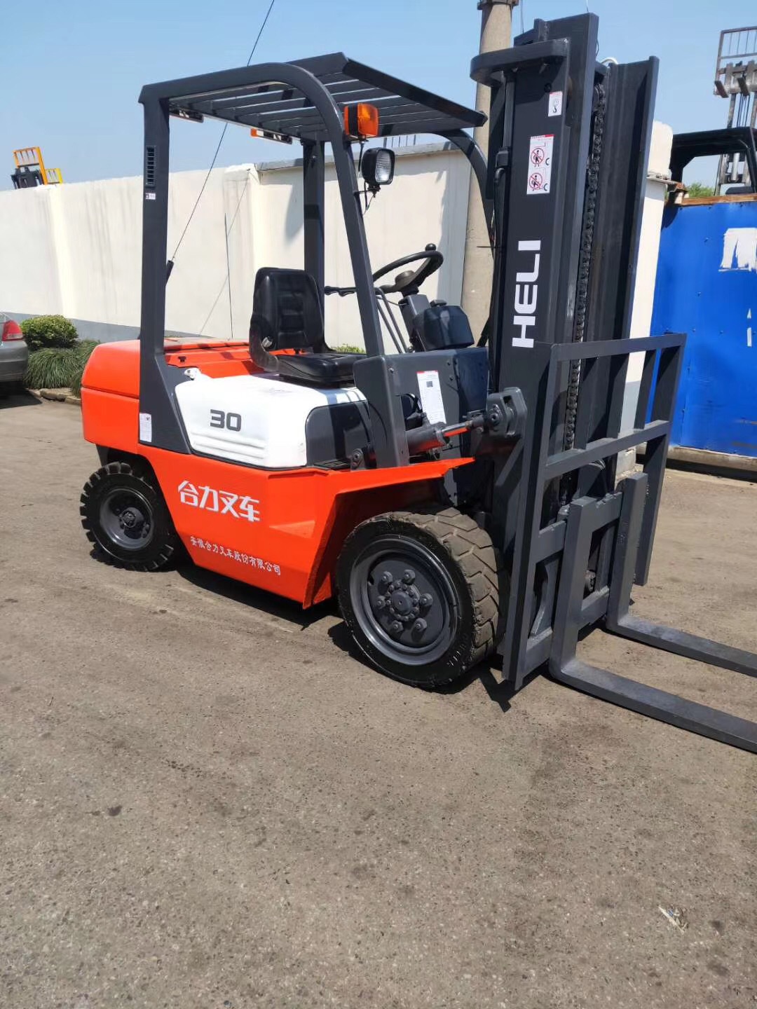 国产合力3吨自动挡柴油叉车 带左右侧移二手叉车举高3米叉车