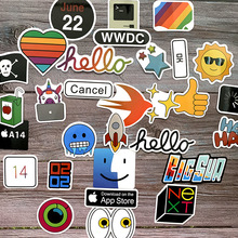 WWDC开发者卡通车贴装饰汽车手机电脑平板手账行李箱DIY贴纸