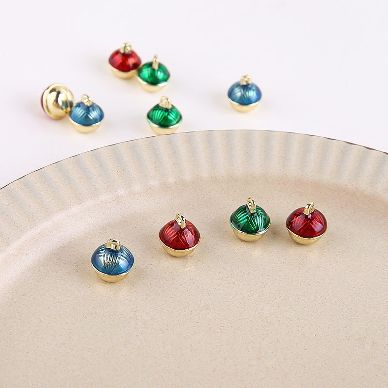 中国风合金滴油招财猫钱袋宫铃福喜文字diy手工饰品耳饰项链材料