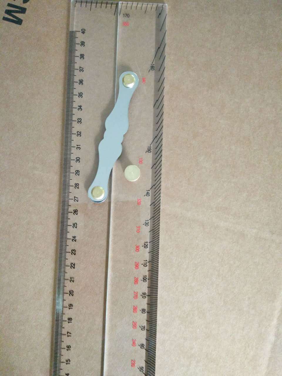 航海平行尺450mm航海平行定规 海图测绘平行定规尺船用平行分拉尺