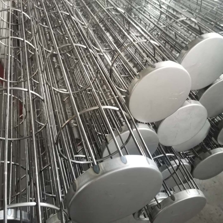 厂家加工订制各种规格除尘器骨架有机硅袋笼 不锈钢龙骨 镀锌骨架