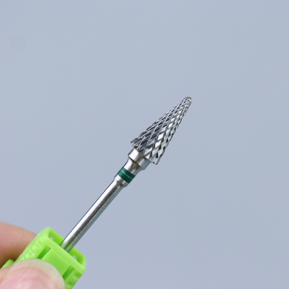 24款钨钢陶瓷美甲磨头火焰电动指甲美甲打磨机磨头配件工具