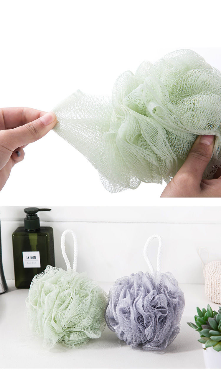 沐浴球可挂式起泡沐浴球柔软浴花澡花加厚洗澡沐浴花球搓背洗澡球