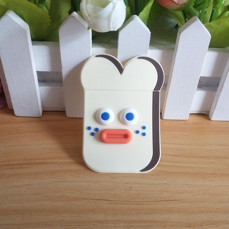 创意卡通pvc软胶材质手机支架美容包包diy手工配件厂家直销