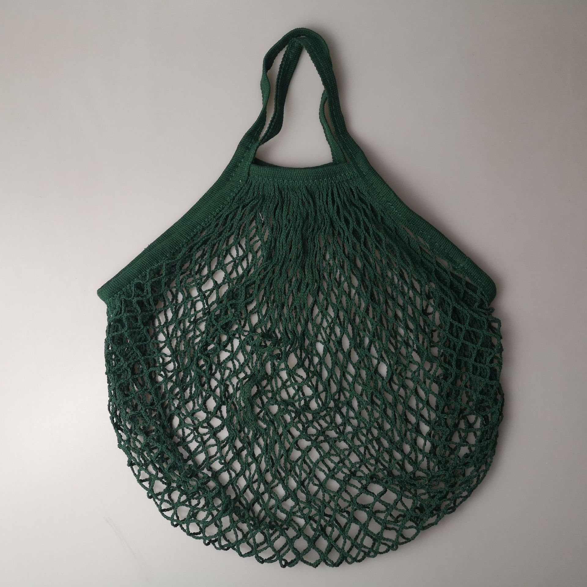 Factory Direct Sales Cotton Net Bag Vegetable Fruit Cotton Net Pocket Portable Net Pocket Supermarket Shopping Bag Cotton Net Bag