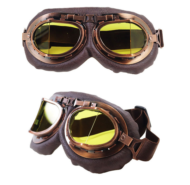 工厂直供摩托车头盔骑行风镜户外运动复古哈雷护目眼镜防风沙眼镜