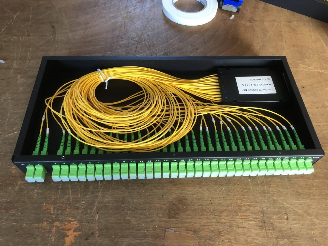 光纤终端盒24芯定制款厂家直销机架式分光器终端盒48芯光缆终端盒