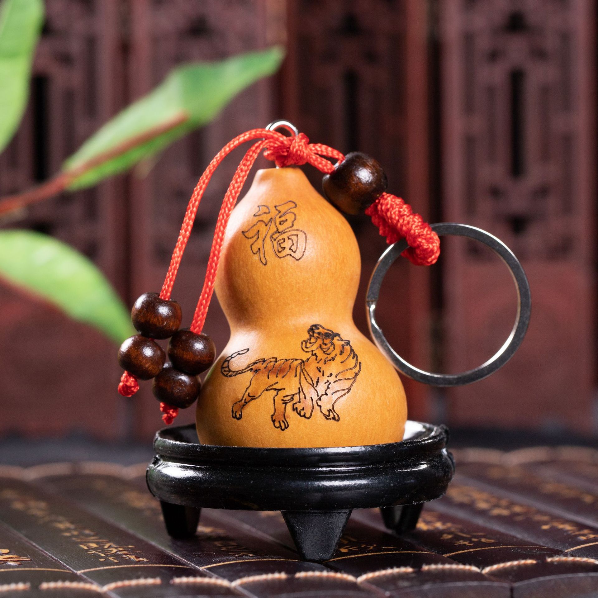 厂家供应 天然小葫芦 镇宅十二生肖钥匙扣葫芦高约5m风水工艺葫芦