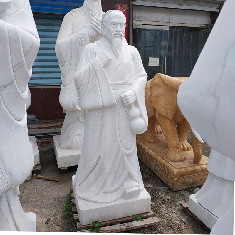石雕汉白玉华佗雕像 厂家定制加工校园名人像 名医雕像各种伟人像