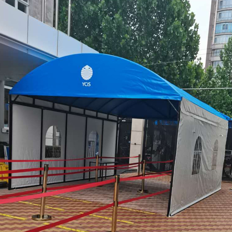 拱形篷房 帐篷户外帐篷 测温篷房 车棚 pvc篷房 测温帐篷防疫帐篷