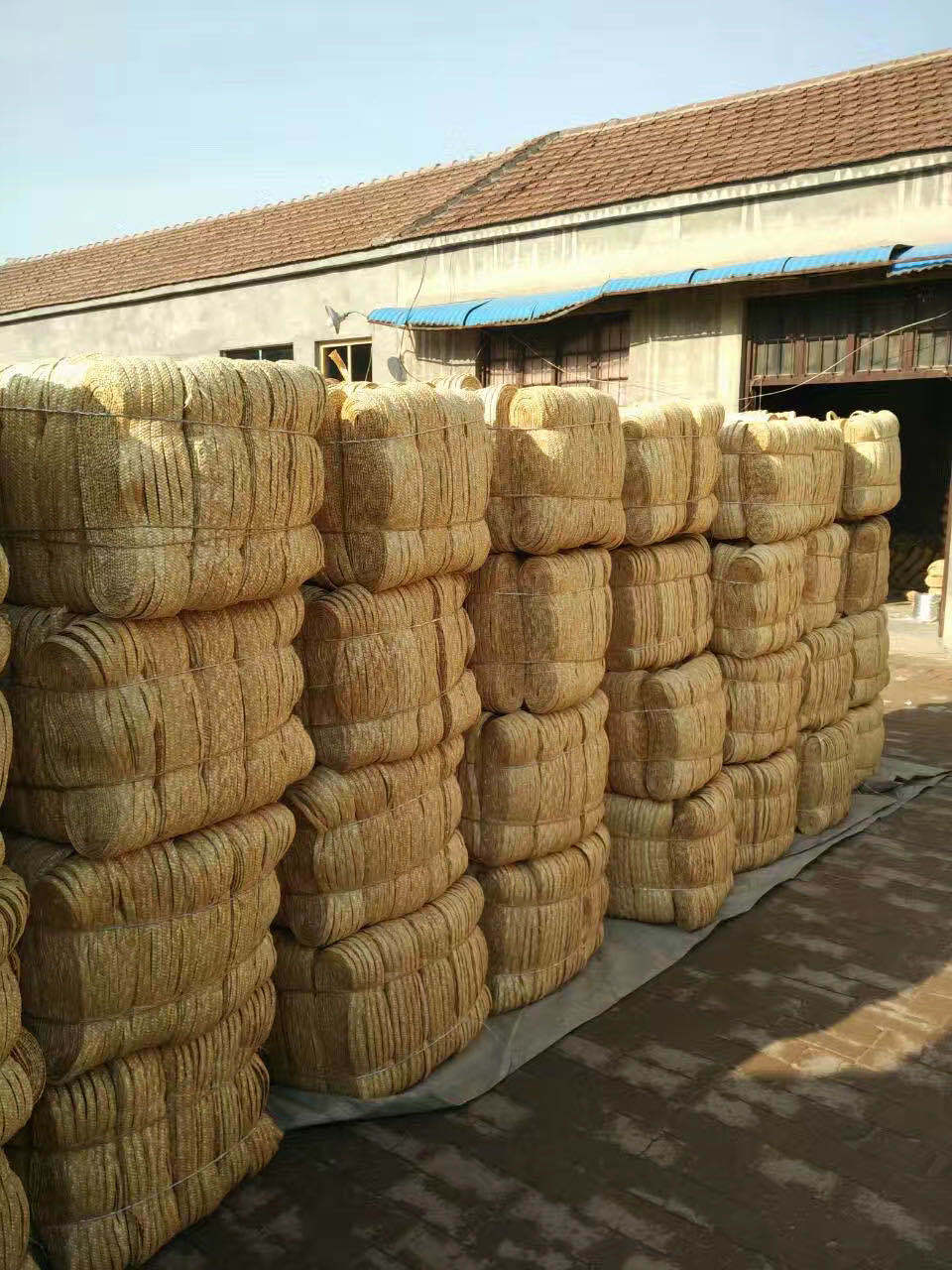 工厂现货量大优惠草帽草鞋草编工艺品原材料天然麦秆编制麦草本色