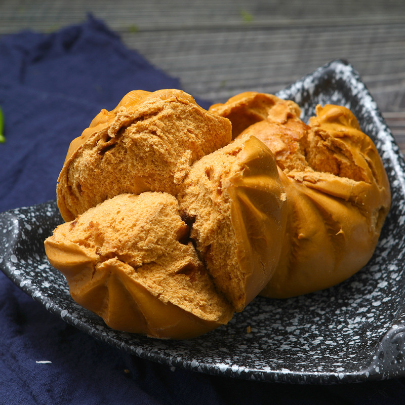 面圣红糖馒头家庭营养早餐速冻开花100g个大馒头面点半成品6个装