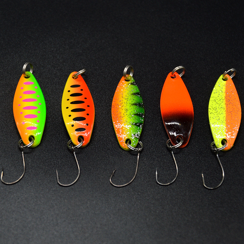 5g多色假鱼饵硬饵翘嘴路亚马口亮片