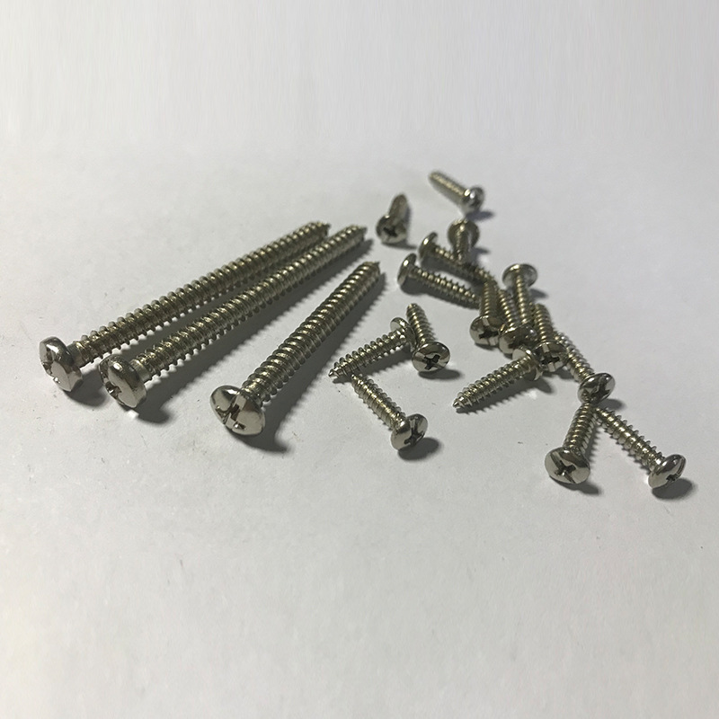 盘头一字十字复合槽全螺纹自攻螺钉