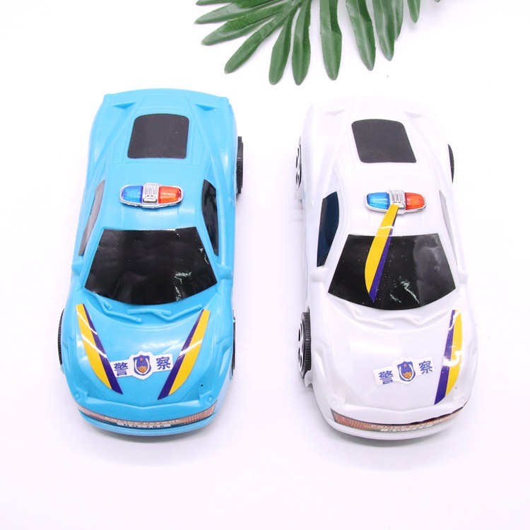 Factory Direct Plastic Car Children's Toy Large Police Car Model 2 Yuan Stall Toy Wholesale