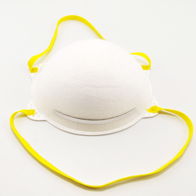东莞工厂白板 杯状ffp2口罩成人款碗状杯罩挂耳式杯型外贸可出口