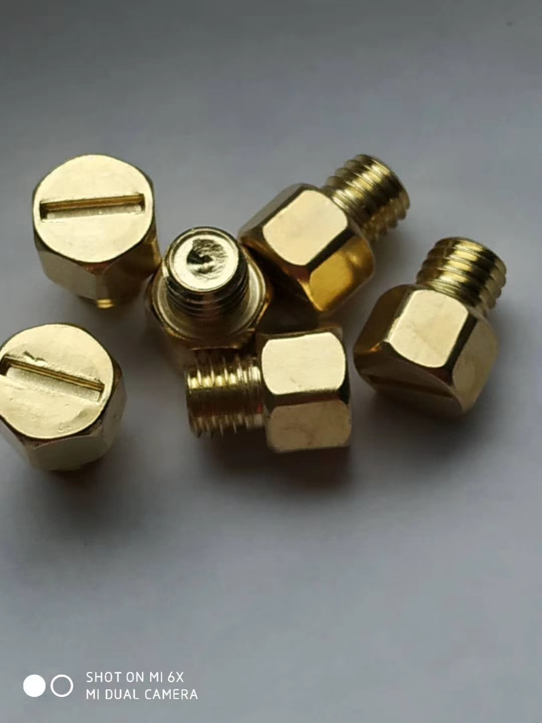 8级m10水泵电机空气螺丝注水口一字割槽六角大头螺栓对轮开槽