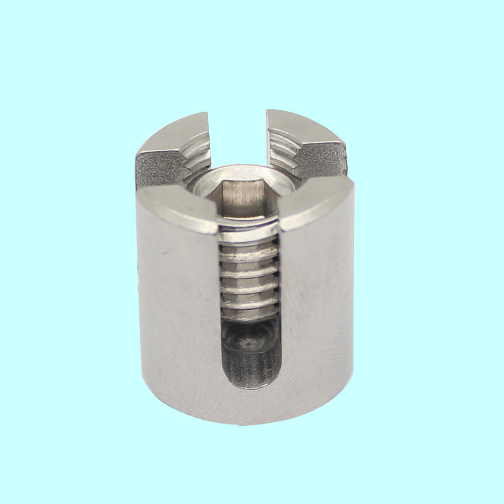 richwits 不锈钢316十字钢丝绳夹 十字槽卡头 园林钢丝绳固定