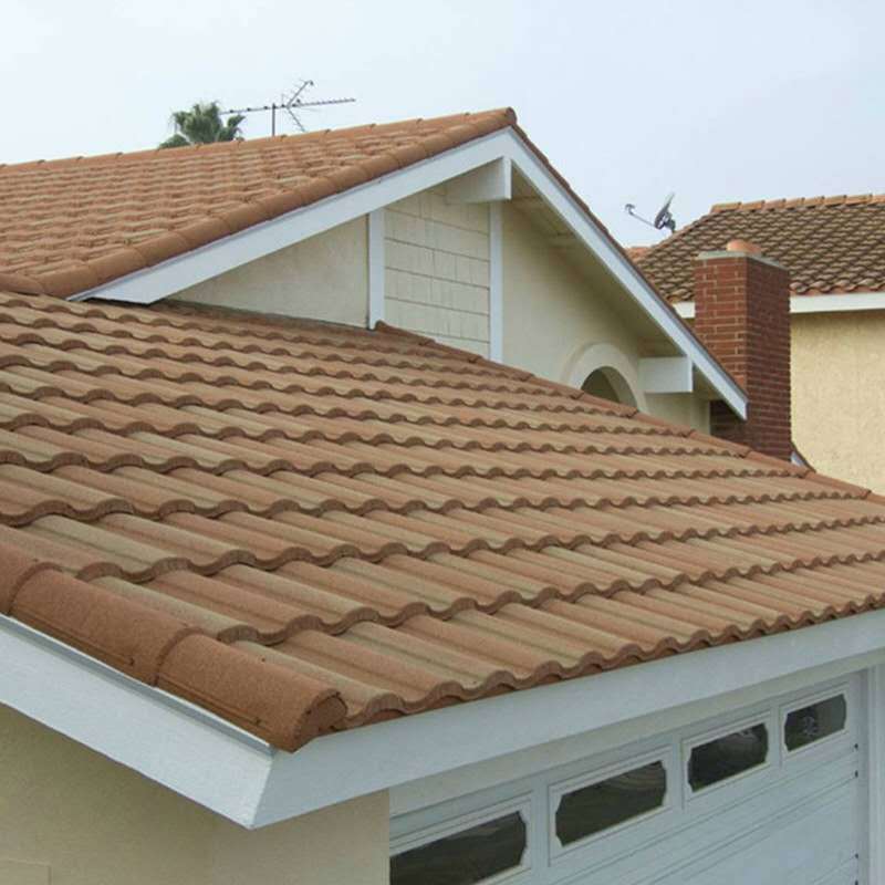 彩石金属瓦泛水板别墅封檐板屋顶三角脊瓦钢结构木屋山墙板阴沟板