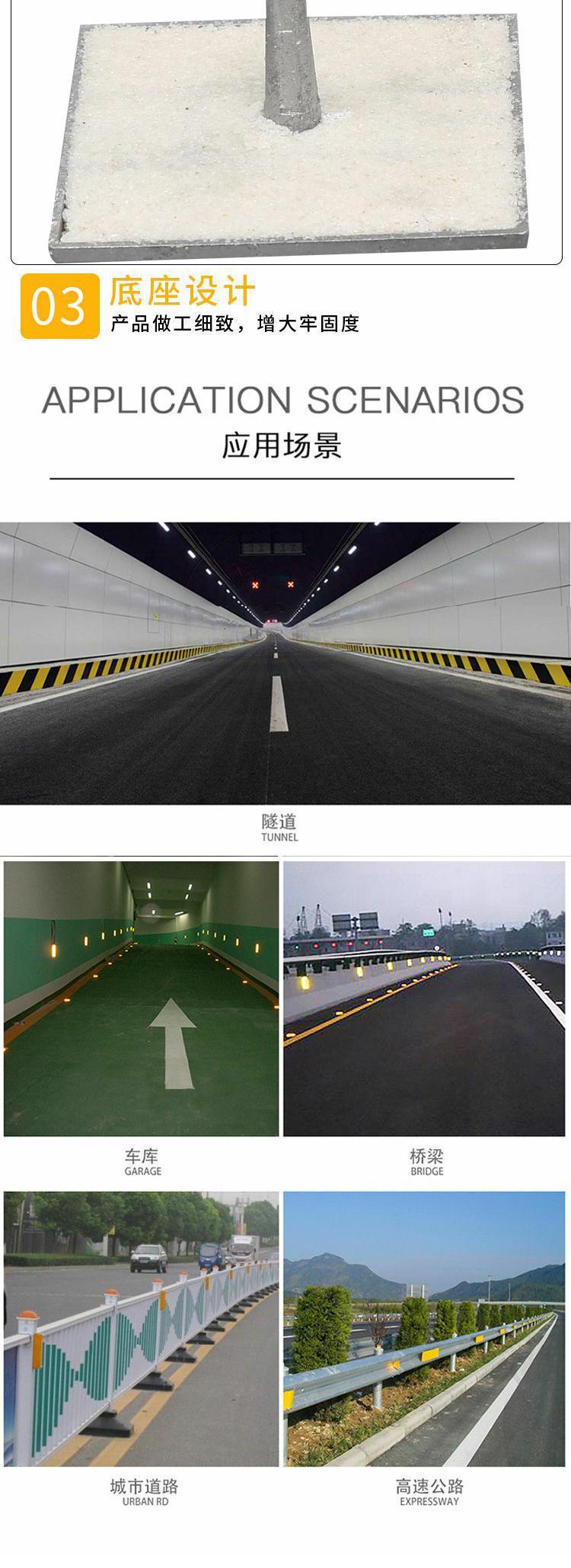 单面双面塑料铸铝道钉突起路标反光道钉轮廓标公路减速指引路标