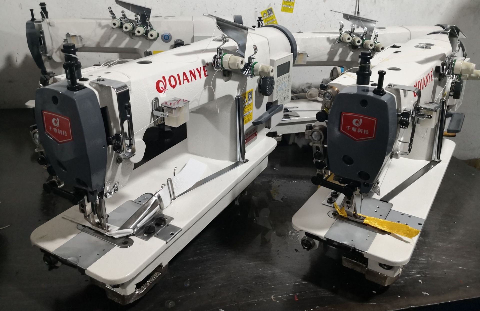 反向拷边机 反手链式同步车包缝机多针机绷缝机 正反向链式双针