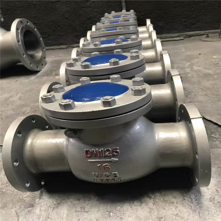 旋启式止回阀h44h64c铸钢法兰止回阀单向逆止阀