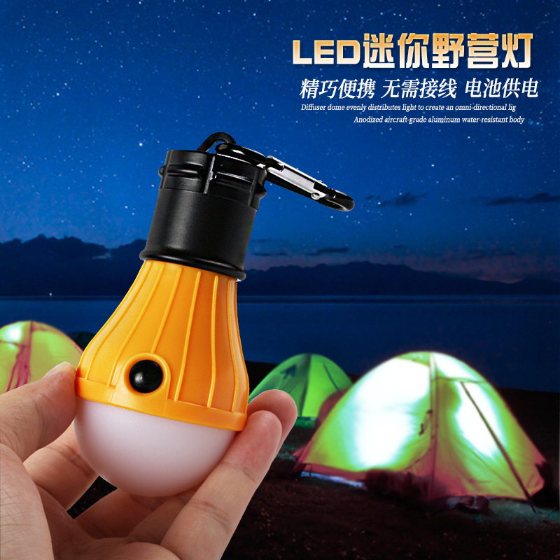 Factory Wholesale Outdoor Camping Light Hook Portable Led Tent Light Mini Camping Lantern Dimmable Small Pendant Lamp