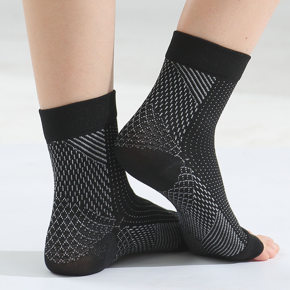 Exclusive for Cross-Border Sports Ankle Protection Compression Socks Ankle Support Anti-Foot Tendon Socks Pressure Booties Badminton Mountaineering Sports