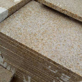 自有矿山直供黄锈石火烧面荔枝面自然面花岗岩地铺石板山东火烧板