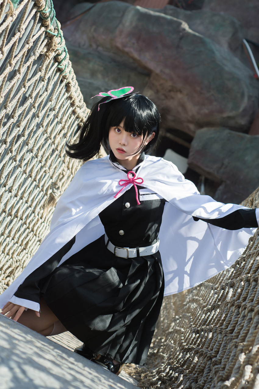 鬼灭之刃栗花落香奈乎鬼杀队队服cosplay服装鬼杀队队服全套代发