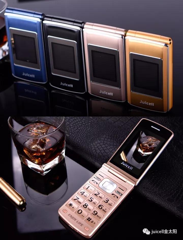 大字大声juicell jc-f818雷诺双屏翻盖手写老人手机 超长待老年机