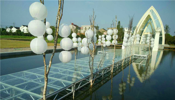 源头厂家玻璃舞台泳池水中舞台高度调节大型户外演出铝合金舞台