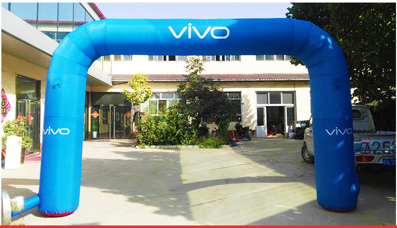 定制广告方形拱门 批发户外活动充气拱门异形拱门加厚四方彩虹门