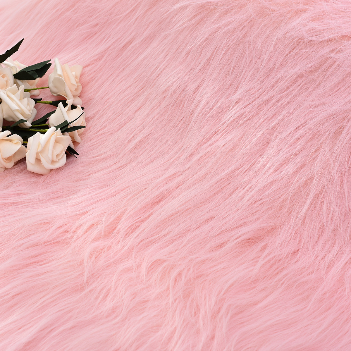 装饰首饰布道具长毛绒摄影毛毯背景ins绒布背景柜台拍照美甲直播