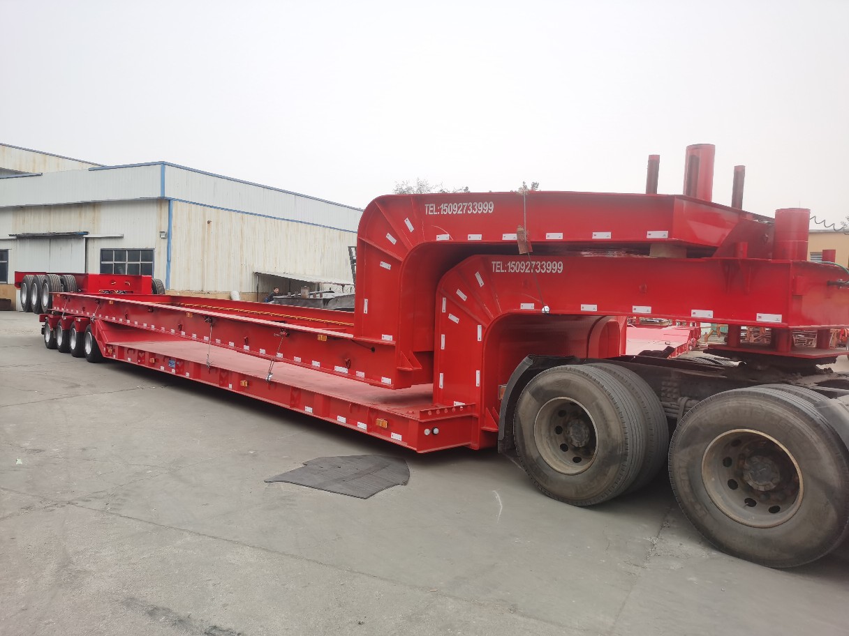 新产品热销40英尺超高框架集装箱运输专用车支持定做