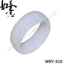 万如意陶瓷戒指 八宽全弧白色陶瓷指环 时尚潮流韩日欧美饰品现货
