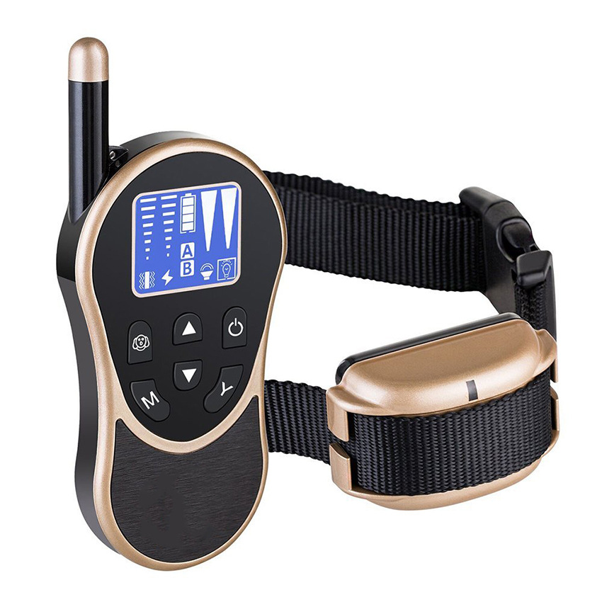 新款电子训狗器遥控训狗器宠物训练器超声波自动止吠器训狗器