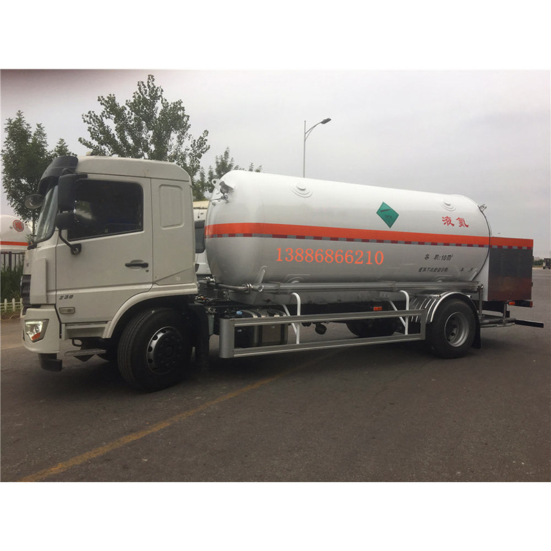 河南郑州东风10方小型液氮运输车,液氮液氧液氩槽车可分期上户