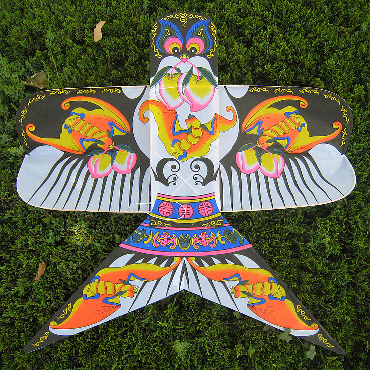 礼品潍坊传统竹子骨架风筝瘦长钻天沙燕 可用于古装摄影道具装饰