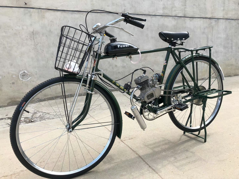 ebay热销自行车改装80cc 发动机 自行车汽油机套件有ce认证