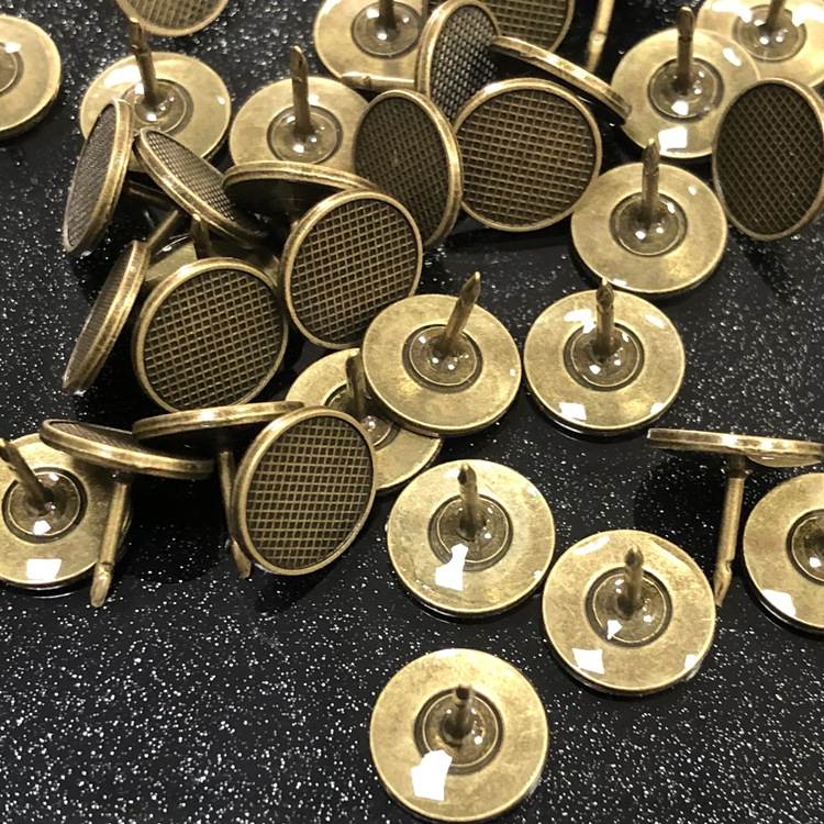 自产自销蝴蝶帽专配刺马针10mm刺马针大头刺马针徽章配件可定制