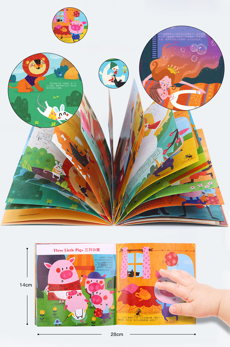 mideer弥鹿投影灯三合一儿童小玩具投影手电筒小孩网红发光故事灯