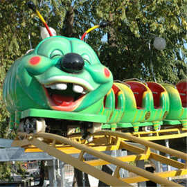 轨道火车大型鲨鱼过山车景区成人游乐设备轨道大青虫青虫滑车复购率:3