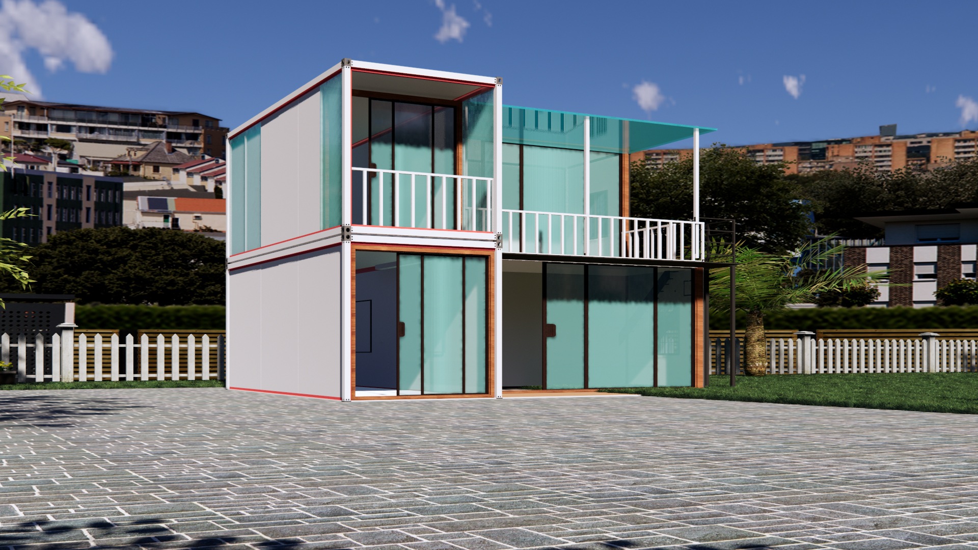 集装箱公寓老厂接集装箱别墅工程集装箱公寓集装箱房价格美好