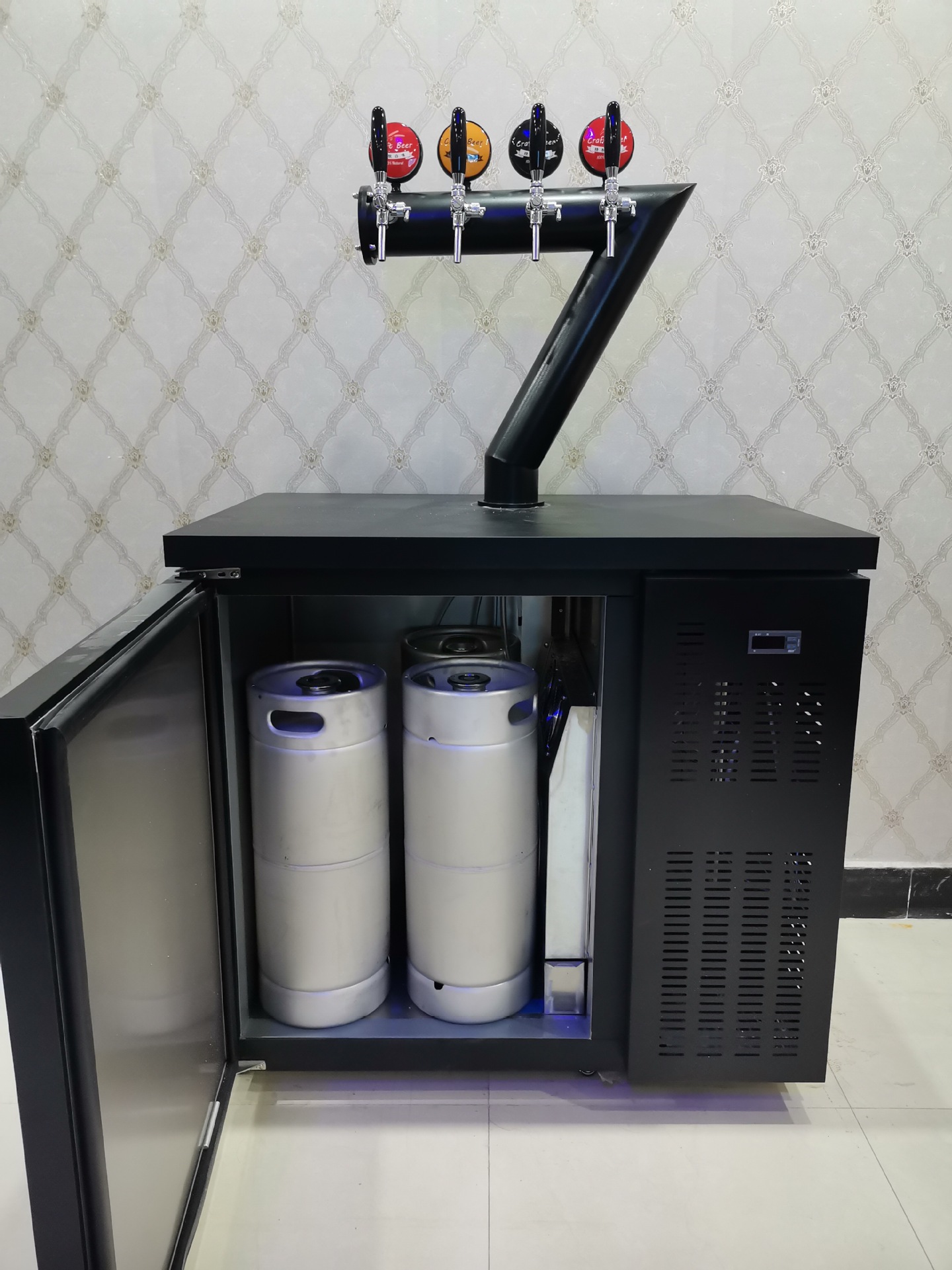 精酿风冷扎啤机啤酒机制冷设备保鲜柜商用生啤机鲜啤机冷藏机