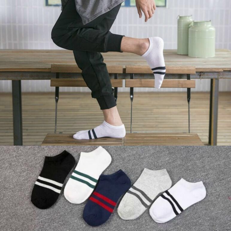 Factory Wholesale Socks Men's Four Seasons Cotton Socks Sweat Absorbing and Deodorant Ankle Socks Low Top Shallow Mouth Four Seasons Cotton Socks