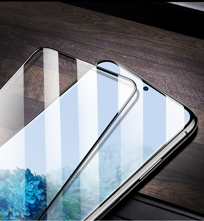 适用于三星s20手机钢化膜s20plus全屏全胶曲面膜s20ultra保护贴膜