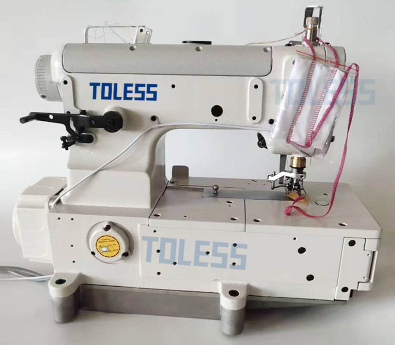 三针五线500电脑直驱绷缝机冚车大方头缝纫机平坎工业坎车