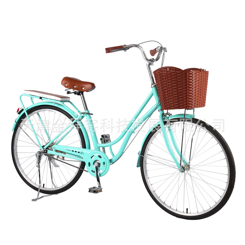 2020新款通勤自行车成人男女式城市淑女公主女士共享单车带框